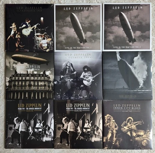 Led Zeppelin - 17 x Live LP Set / Lot / Bundle NEW & SEALED Live