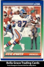 1990 Score #107 Steve Atwater Denver Broncos NFL Football