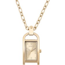 Invicta Women's Necklace Watch Mini Angel Yellow Gold Stainless Steel 49935