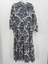 Pre-Owned Zara White Size XS Button Down Maxi Long Sleeve Dress
