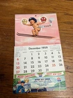 Vintage 1960 Standard Oil Gas Service Station Advertising Calendar Sign Adell WI
