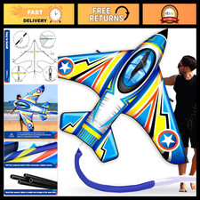Easy-Fly Delta Kite for Kids  Adults - Perfect for Beach, Park  Outdoor Fun