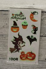 Halloween Glow in the Dark Tattoos - 24 sheets - New