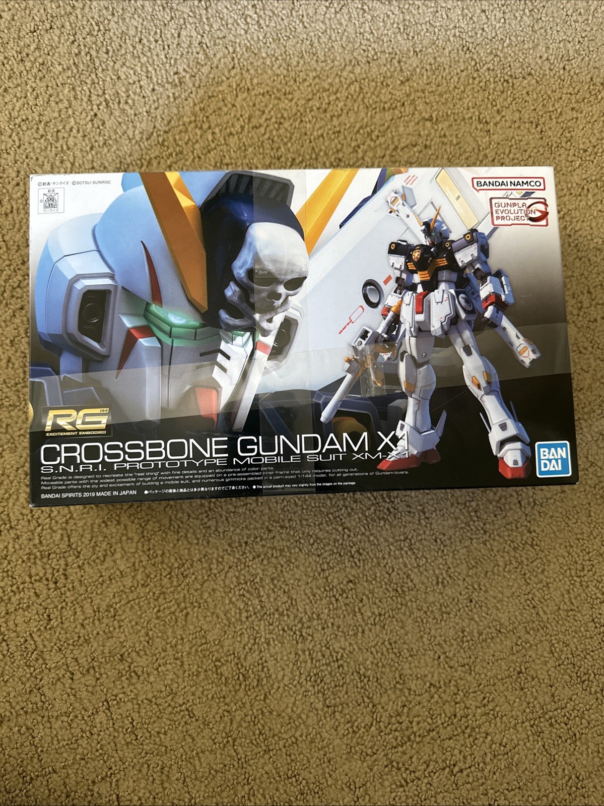 Bandai Hobby #31 Crossbone Gundam X1 Crossbone Gundam RG 1/144 New USA shipping