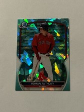 2023 BOWMAN CHROME SAPPHIRE AQUA REFRACTOR ROOKIE ROMAN ANTHONY RC /99