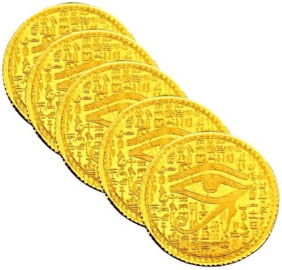Buy LOT 5 X 1/500 OZ MONARCH EGYPTIAN EYE OF RA .9999 GOLD ROUNDS