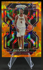 2021-22 Evan Mobley RC #325 Panini Prizm Orange Cracked Ice Prizm Rookie | Cavs