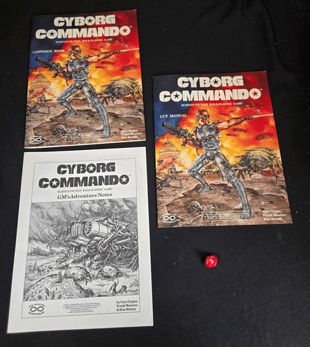 Cyborg Commando Sci-Fi RPG Game Set 1 The Battle For Earth Complete Role Playing - Picture 7 of 7