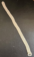 Vintage Crochet Belt with Buckle