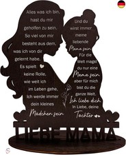 Mutter Tochter Geschenk,Mama Geburtstagsgeschenk-LIEBEMAMA Holzschild,Geschenke
