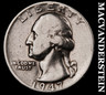 1947 Silver Washington Quarter - Scarce Better Date No Reserve #M8253 Washington