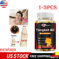 1-3PCS 3450mg TongkatAli Extract 200:1 Strong Natural Testosterone Booster