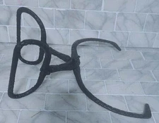 Vintage Cast Iron Togs For Fireplace Logs