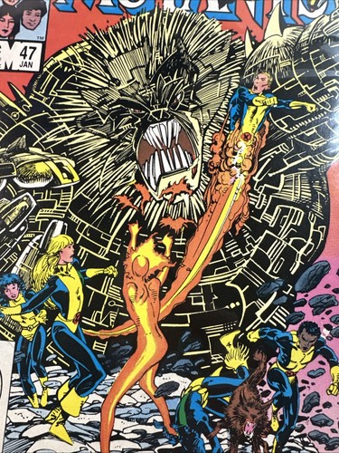 NUEVOS MUTANTES #47 Sunspot Cannonball Karma X-men Magma - Imagen 9 de 9