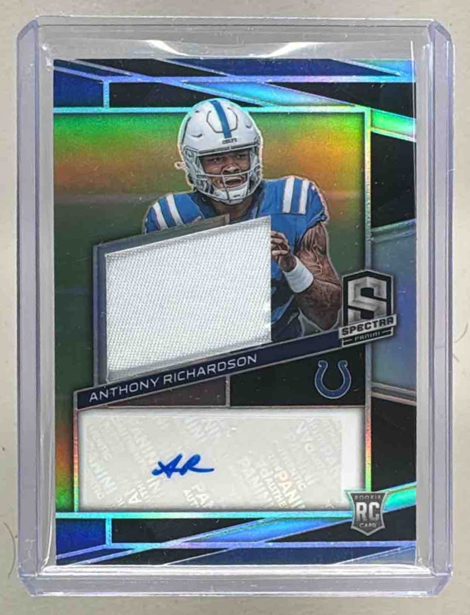 Anthony Richardson 2023 Spectra #202 Rookie Patch Auto /99 Price