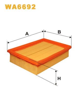 WIX FILTERS WA6762 - Filtro aria