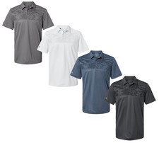 Adidas Mens Camo Chest Print Polo Golf Shirt A585 - New