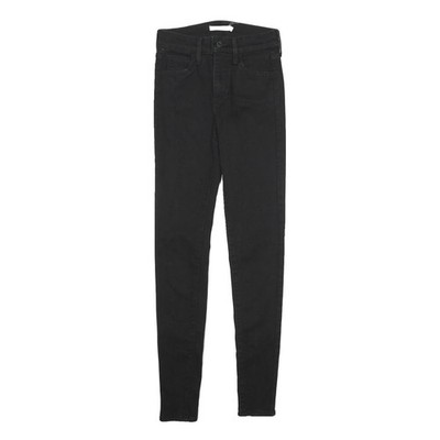 Levi's 720 High Rise Super Skinny Damen Jeans Schwarz Slim Skinny Denim Medium