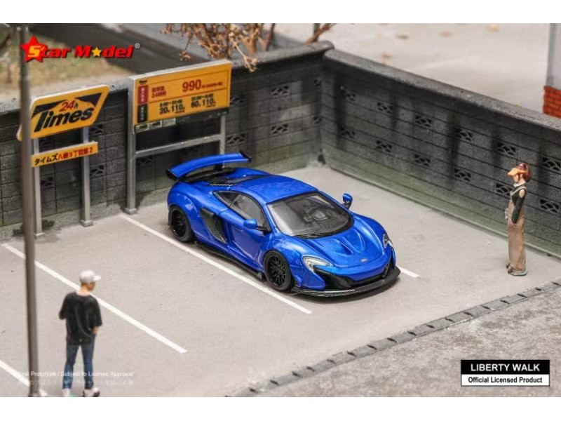1/64 Star Model LBWK MCL 650S メタリックレッド Star Models 1:64 LBWK LB-Works MCL 650S Diecast Model Car
