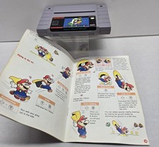 Super Mario World Super Nintendo Authentic SNES Cartridge & Manuel Only Nice!