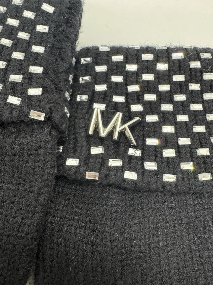 MICHAEL KORS Guantes Mujer Cristal Tachonado - Negro - Talla Única Foto 4 de 4