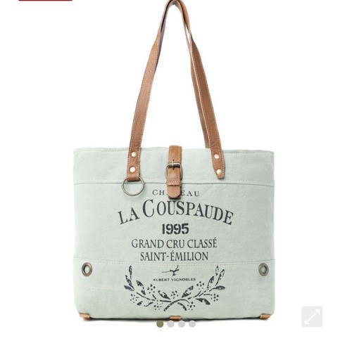 Myra Bag La Couspaude Canvas Tote Bag