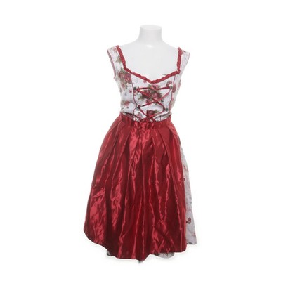 Gaudi Trachten, Dirndl, Größe: 36, Rot/Weiß/Mehrfarbig, Baumwolle/Polyester #yGD