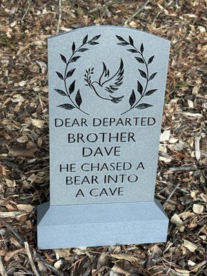 Haunted Mansion Brother Dave Graveyard Disney Halloween Yard Decoration Prop Art