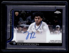 2025-26 Topps Chrome Jase Richardson Rookie Auto Orlando Magic
