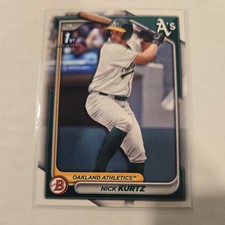 2024 Bowman Draft Nick Kurtz #BD-56 1st Bowman Las Vegas Oakland Athletics 🔥