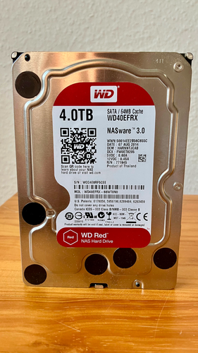 Western Digital Red Nas 4TB,Intern,5400RPM (WD40EFRX)