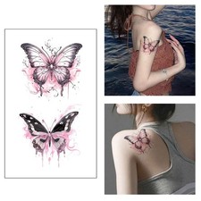 Jedding Colourful Butterfly Tattoo Stickers Advanced Realism ,.;'/ Vivid V6Q1