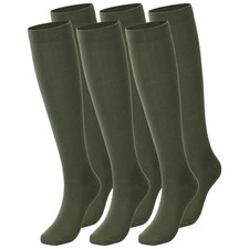 3 Pack Men's Hiking Socks Military Green Hunting Boot Socks Men Military Sock