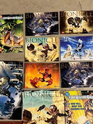 Lot of 5 LEGO BIONICLE Toa Mata Mini Posters, Manuals, Magazine - Image 1 of 4