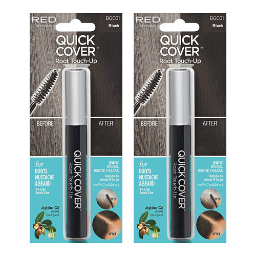 Root Touch-Up Rescue (Black 2-Pack) Natural Water-Resistant Concealer Brush - Picture 11 of 12