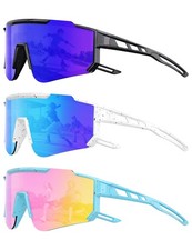 Kids Polarized Baseball Sunglasses for Boys Girls - Youth Softball Cycling Sp...