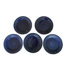 5 Fiesta Dinner Plates  Cobalt Blue - 10.5” - Homer Laughlin Fiestaware - USA