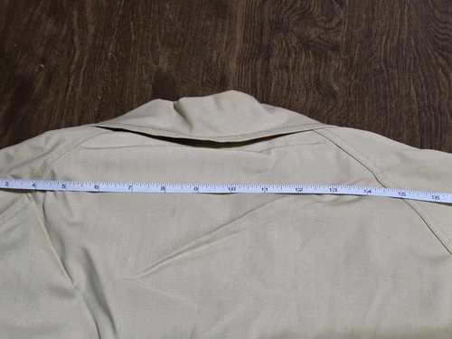 Vtg 70s London Fog Zip Jacket 36 Reg Celtic Cloth Bomber Removable Plush Liner image 5