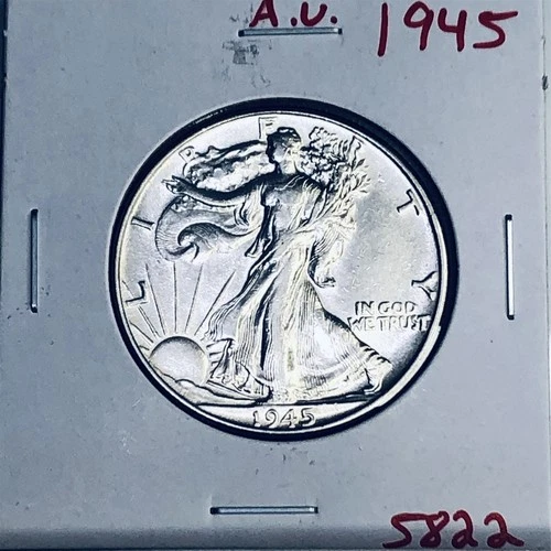 1945 Walking Liberty Half Dollar — photo from the most recent tracked eBay sale