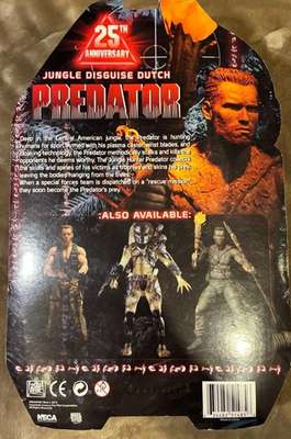 NECA Predator Jungle Disguise Dutch Action Figure Rare Item | eBay