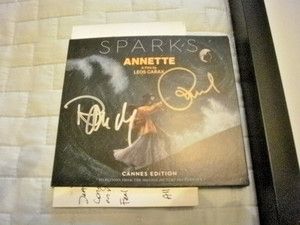 Sparks (Band) ANNETTE SIGNED/ PROOF/CONTEST 