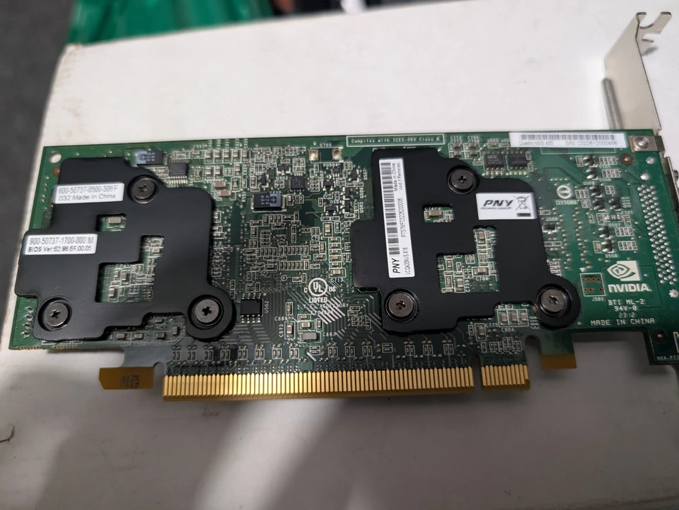 Dell NVIDIA Quadro NVS 420 GDDR3 512MB PCIe Video Graphics Card 0K722J K722J - Image 2 of 2