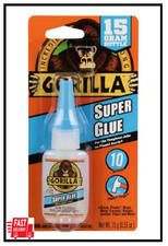 Gorilla Glue 7805002 Instant Adhesive, 0.53 Fl Oz, Bottle, Cear, Super Glue