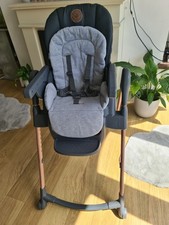 MAXI COSI MINLA BABY HIGH CHAIR GRAPHITE EXCELLENT CONDITION. BIRTH TO 14 YEARS