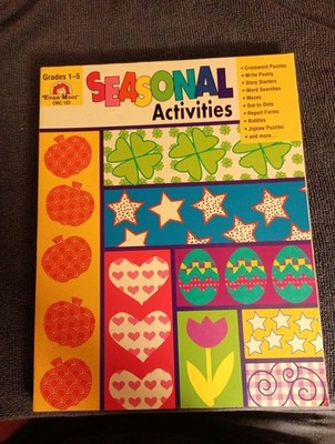 Seasonal Activities Teacher Resource Book Grade 1-5 Paperback Homeschool New