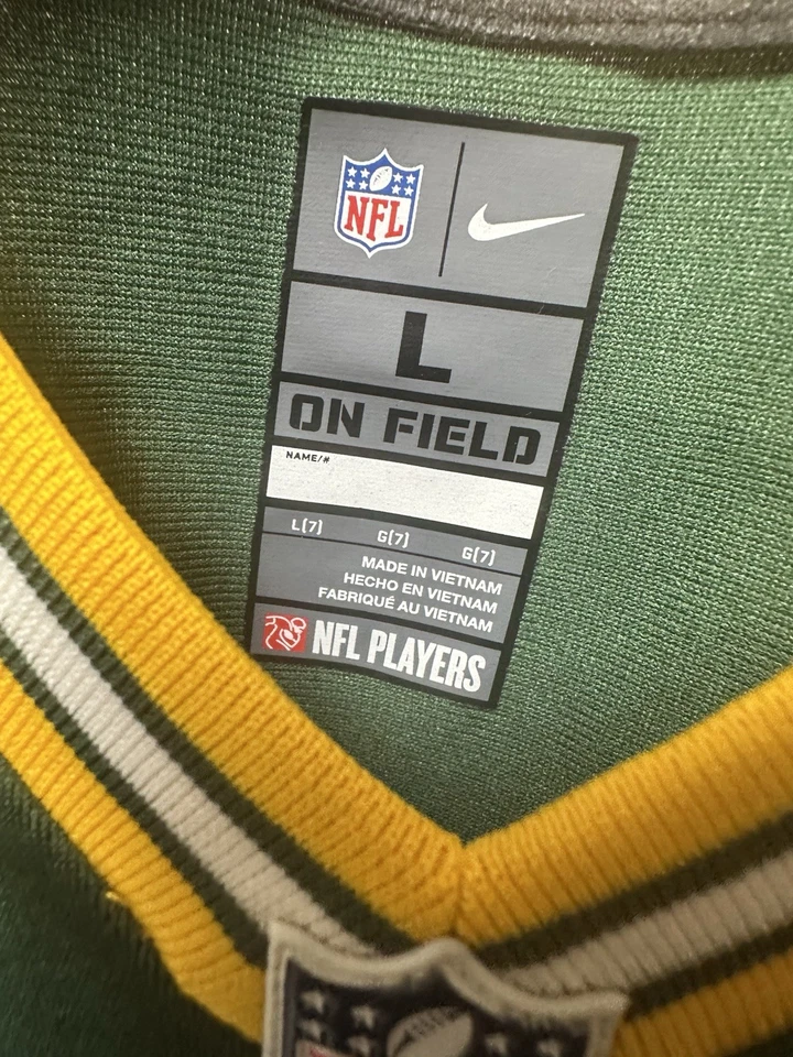 Camiseta para niños Green Bay Packers NFL #87 Jordy Nelson talla L Foto 3 de 3