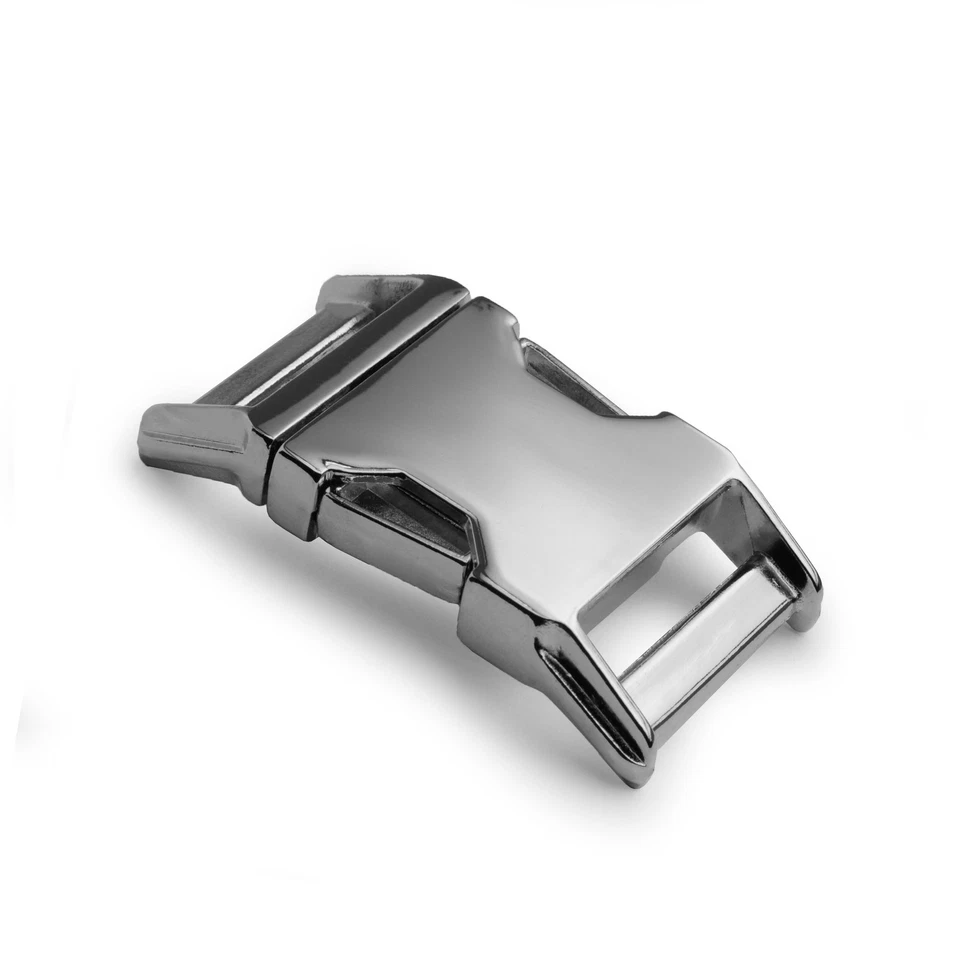 GANZOO Metall-Klickverschluss Alumaxx, Set aus 2 Stück, 3/4", Klippverschluss