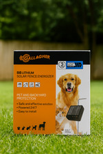 Gallagher S6 Lithium Solar Fence Energizer   Pet  Yard Protection   NEW