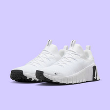 Nike Free Metcon 6 White Black FJ7127-101 Men's Size 9.5 Shoes #67B
