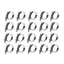 20x 1.5 Stainless Steel T Bolt Clamp Turbo Intake Silicone Hose Clamp 44-51mm 20x 1.5 Stainless Steel T Bolt Clamp Turbo Intake Silicone Hose Clamp 44-51mm